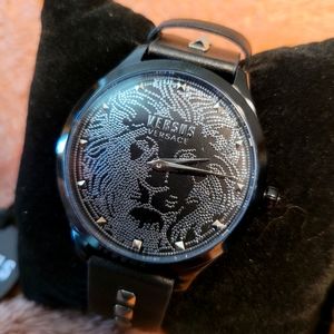 Versus Versace Watches Womens IP Black